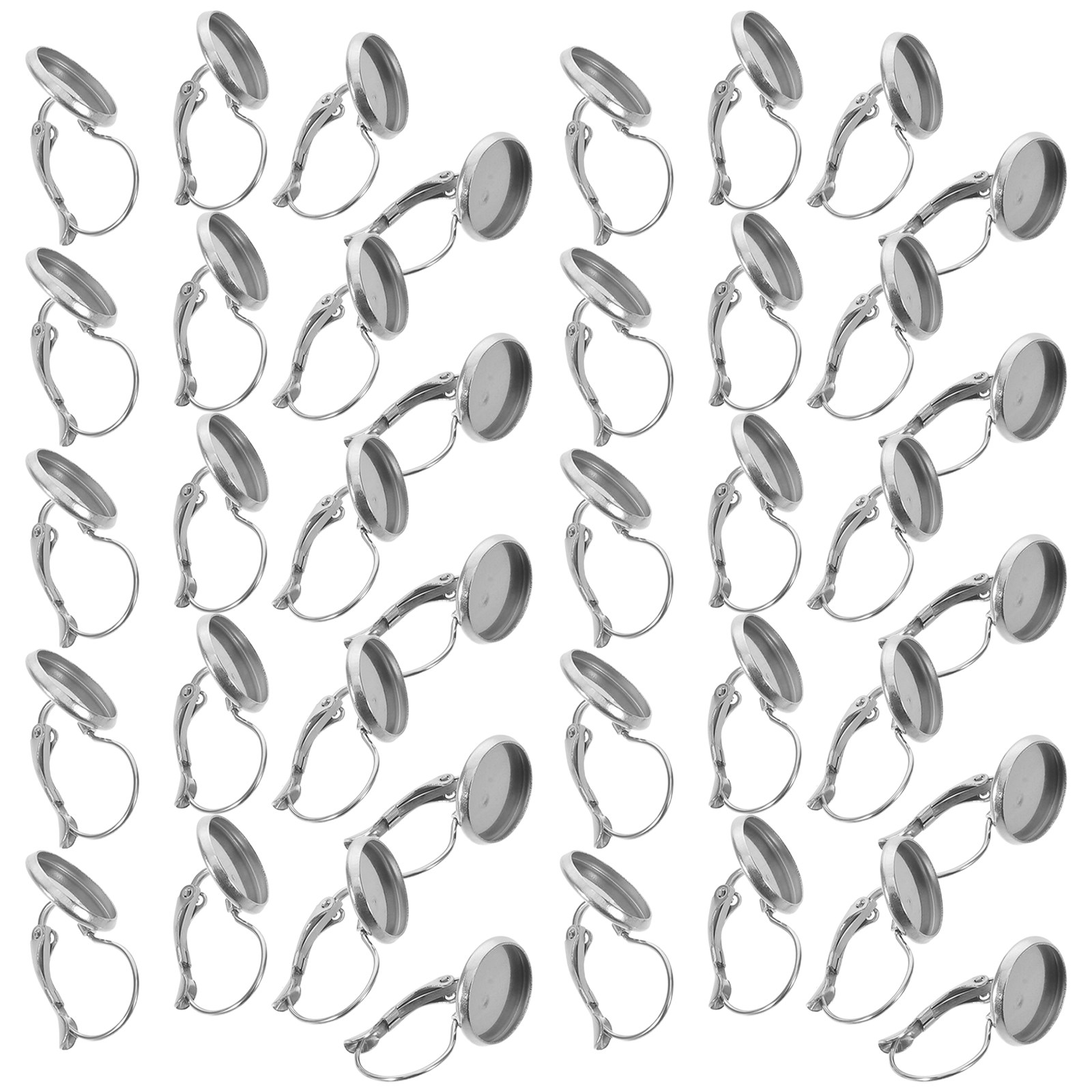 Jewelry Making Gemstones - 100 stuks oorbellen van roestvrij staal