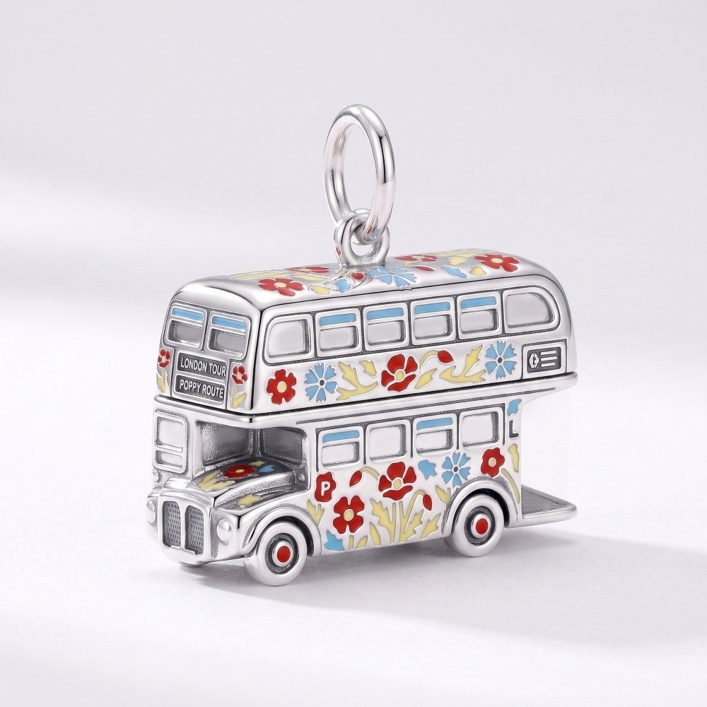 Jewelry Making London - Leuke roestvrijstalen cartoonhangers, miniatuur Britse thema