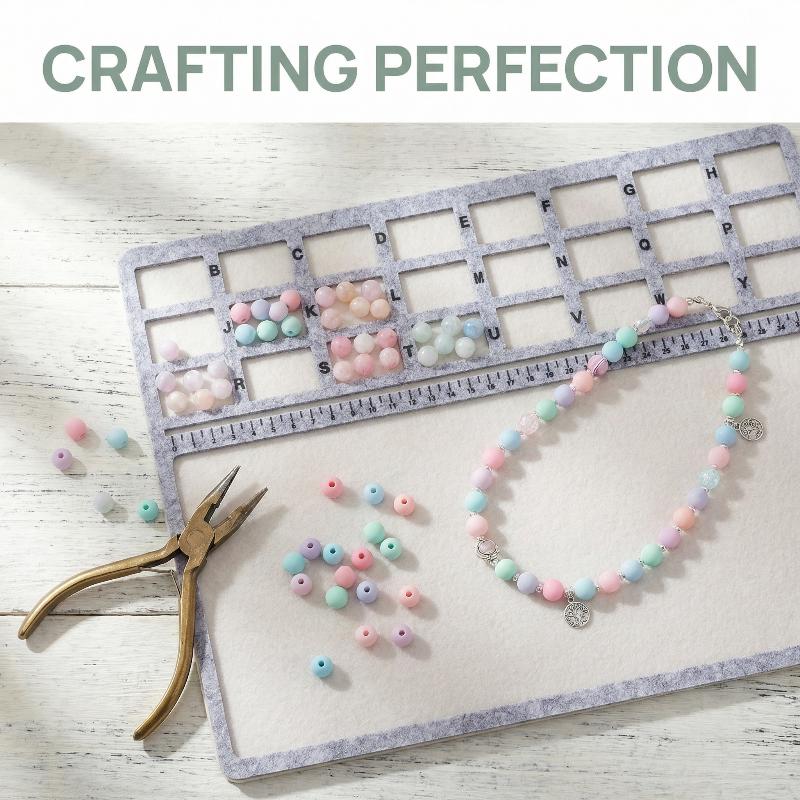 Vilt kralenmat rechthoekig vil - Jewelry Making Board recensie en prijs