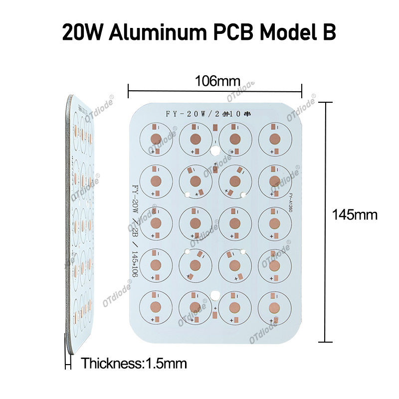 LED Aluminium Basisplaat PCB B - Jewelry Making Board recensie en prijs