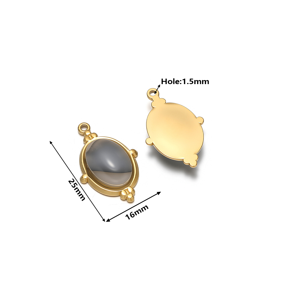4 stuks ovale bedels van roest - Jewelry Making Gemstones recensie en prijs