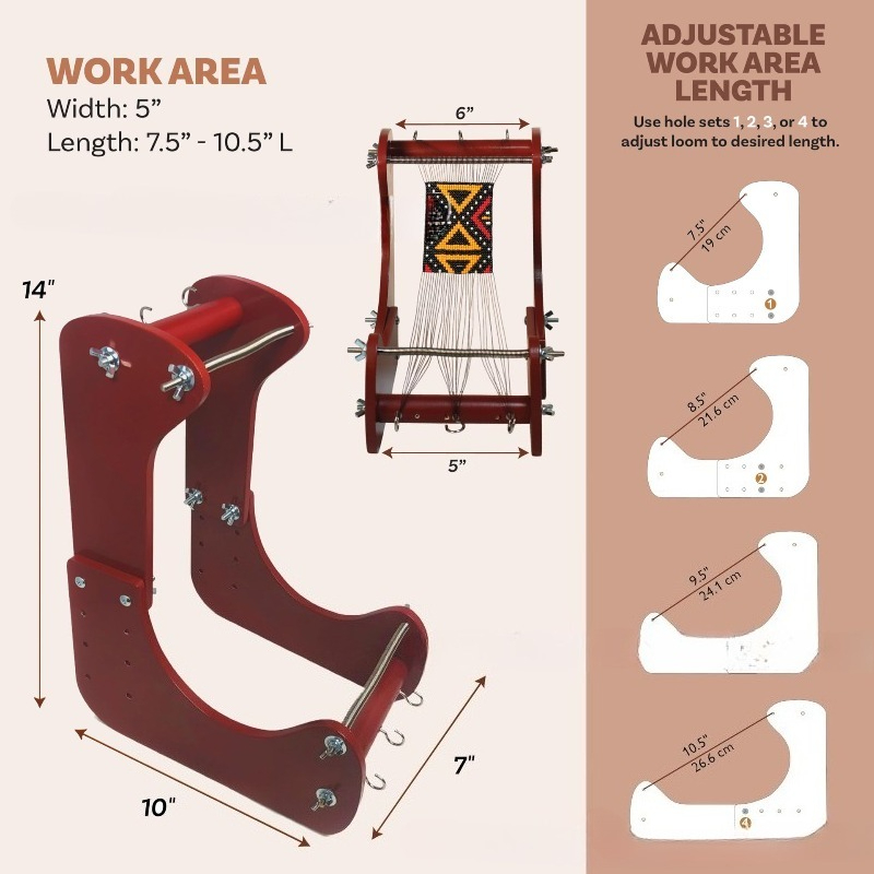 Houten kralenweefgetouw, handg - Jewelry Making Machines recensie en prijs